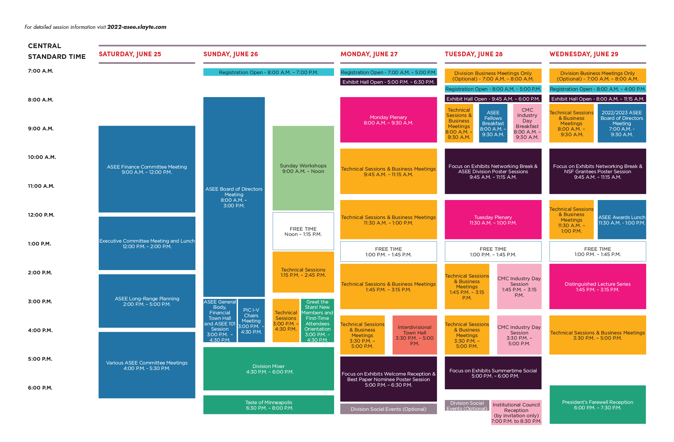 Schedule-at-a Glance